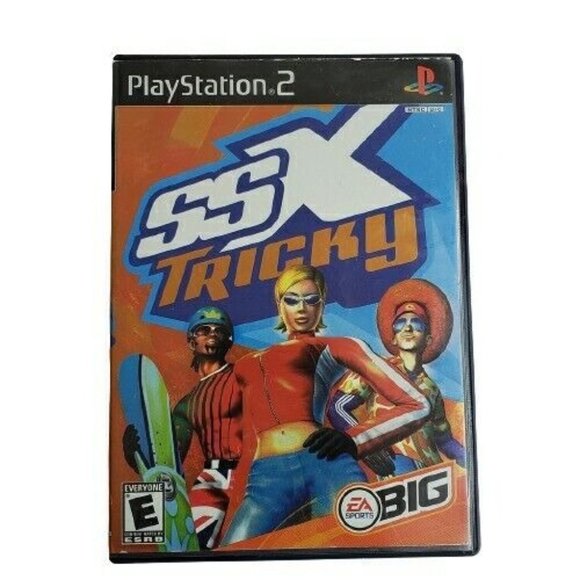 Sony Playstation 2 SSX Tricky Video Game Black Label PS2 - Picture 1 of 3